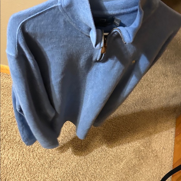 Polo Ralph Lauren Light Blue Zip-Up Sweater - Picture 5 of 9